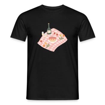 Feier Picknick Party Design - Männer T-Shirt - Schwarz - Vorne - AI Model Male 178 light (178cm)