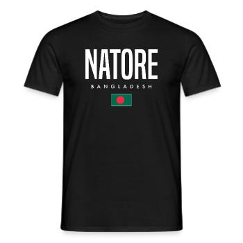 Natore Bangladesh - Men's T-Shirt - black - Front - AI Model Male 178 light (178cm)