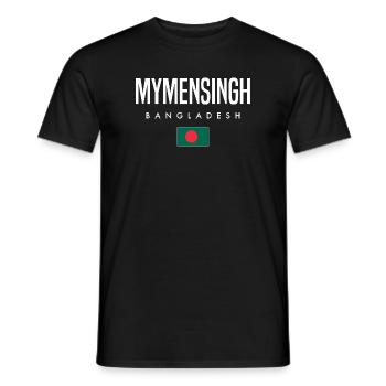 Mymensingh Bangladesh - Men's T-Shirt - black - Front - AI Model Male 178 light (178cm)