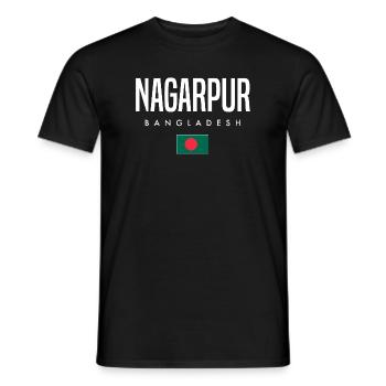 Nagarpur Bangladesh - Men's T-Shirt - black - Front - AI Model Male 178 light (178cm)
