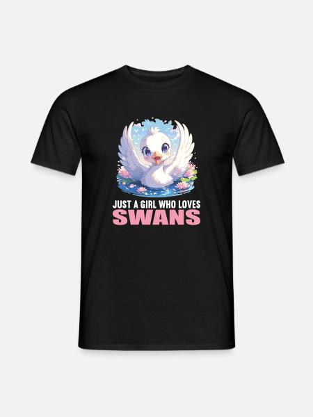 Swans Swan - Men's T-Shirt - black