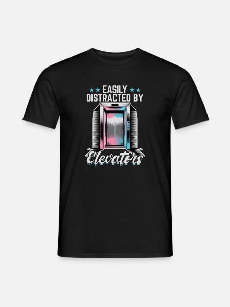Elevator toddler & kids - Men's T-Shirt - black