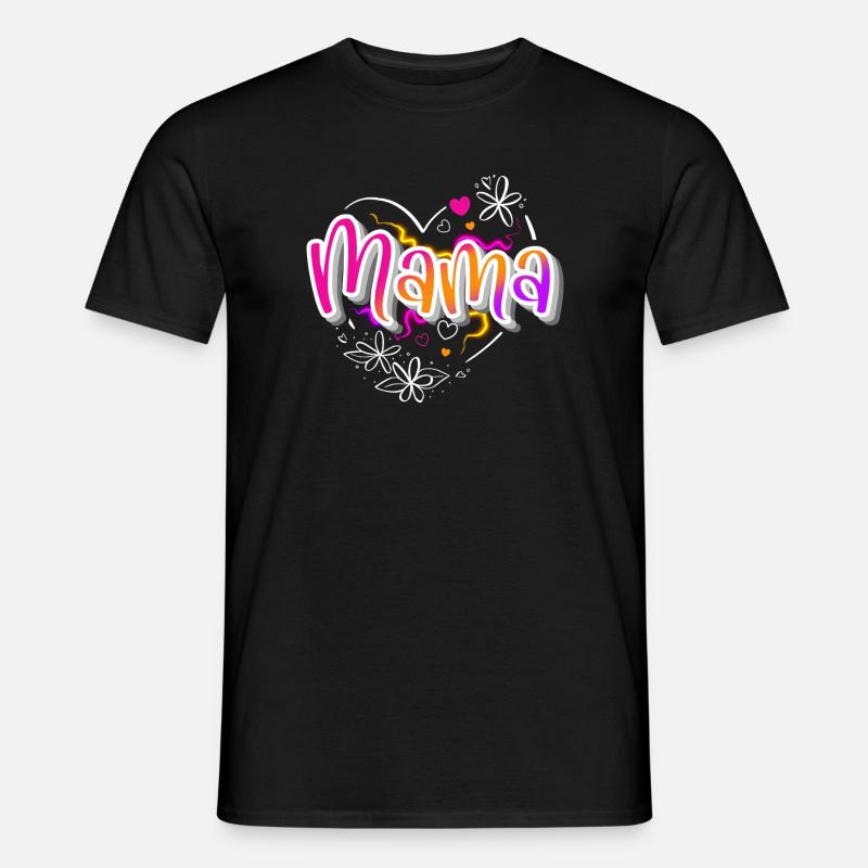 Mama - Männer T-Shirt - Schwarz