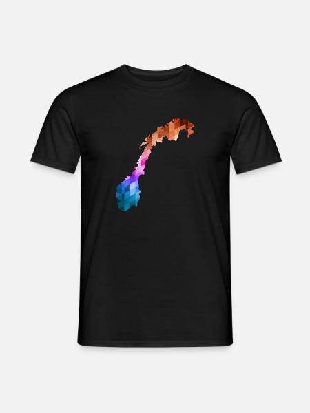 Norge - Norge - Norge - Flag - Skandinavien - Mænd T-shirt - sort
