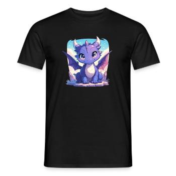 Dragon Dragon - Men's T-Shirt - black - Front - AI Model Male 178 light (178cm)
