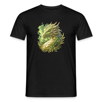 Dragon Dragon - Men's T-Shirt - black - Front - AI Model Male 178 light (178cm)