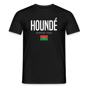 Houndé Burkina Faso - Men's T-Shirt - black - Front - AI Model Male 178 light (178cm)
