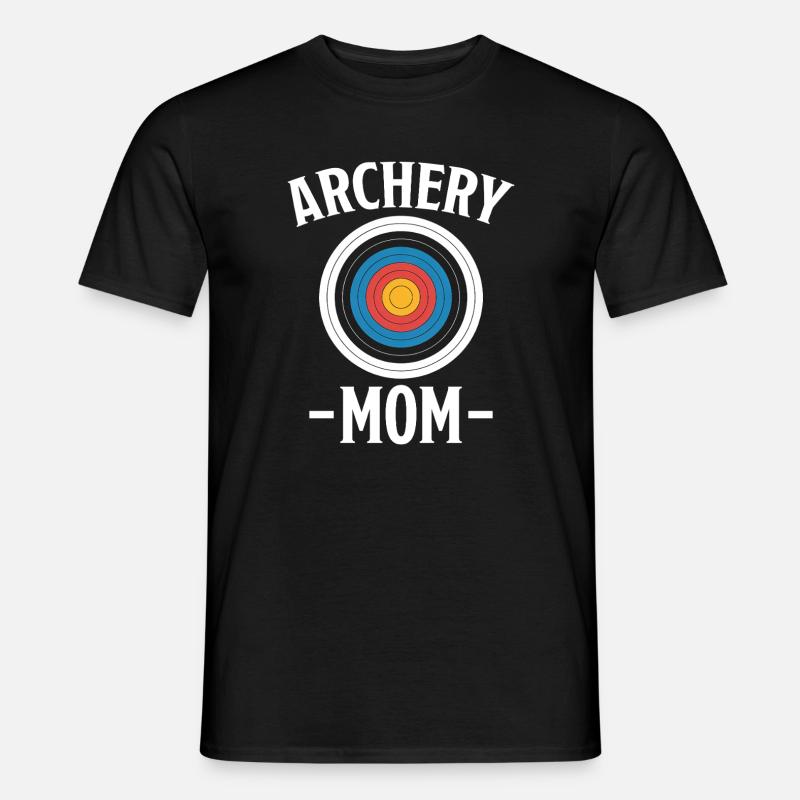 Bogenschießen Spruch Mutter Bogenschießen Geschenk - Männer T-Shirt - Schwarz