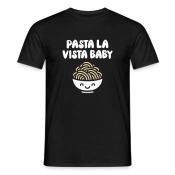 Pasta la vista baby - Männer T-Shirt - Schwarz - Vorne - AI Model Male 178 light (178cm)