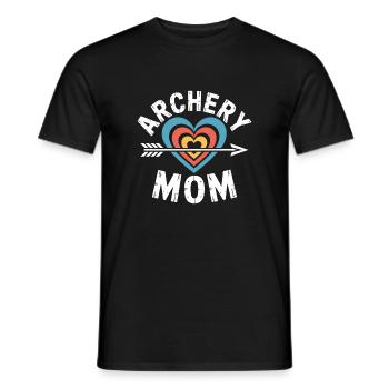 Bogenschießen Spruch Mutter Bogenschießen Geschenk - Männer T-Shirt - Schwarz - Vorne - AI Model Male 178 light (178cm)