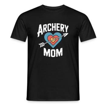 Bogenschießen Spruch Mutter Bogenschießen Geschenk - Männer T-Shirt - Schwarz - Vorne - AI Model Male 178 light (178cm)