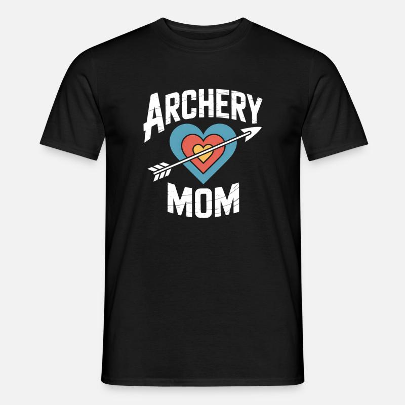 Bogenschießen Spruch Mutter Bogenschießen Geschenk - Männer T-Shirt - Schwarz