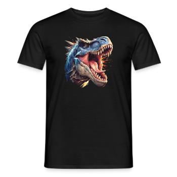 Dino Dinosaure Dinosaure - T-shirt homme - noir - Devant - AI Model Male 178 light (178cm)