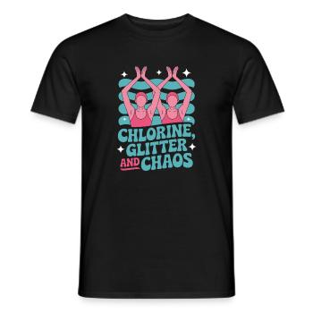 Synchronschwimmen Kunstschwimmen Wassersport - Männer T-Shirt - Schwarz - Vorne - AI Model Male 178 light (178cm)