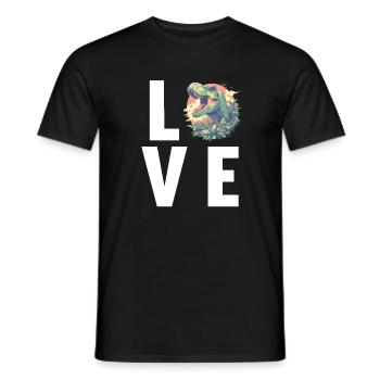 Dino Dinosaure Dinosaure - T-shirt homme - noir - Devant - AI Model Male 178 light (178cm)