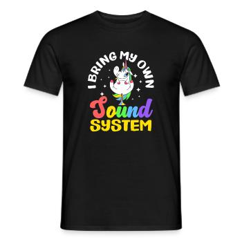 Public Fart Funny Inappropriate - Men's T-Shirt - black - Front - AI Model Male 178 light (178cm)