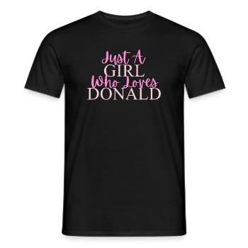 Empowering Girl Power Motivational Quote - Men's T-Shirt - black - Front - AI Model Male 178 light (178cm)