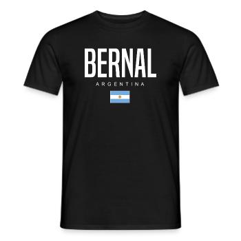 Bernal Argentine Argentin - T-shirt homme - noir - Devant - AI Model Male 178 light (178cm)