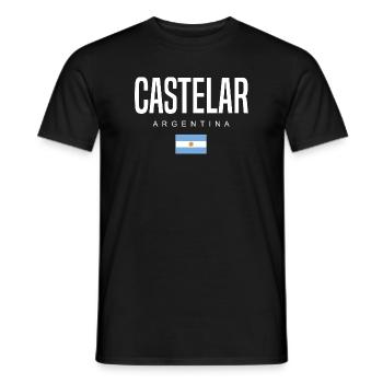 Castelar Argentine Argentine - T-shirt homme - noir - Devant - AI Model Male 178 light (178cm)