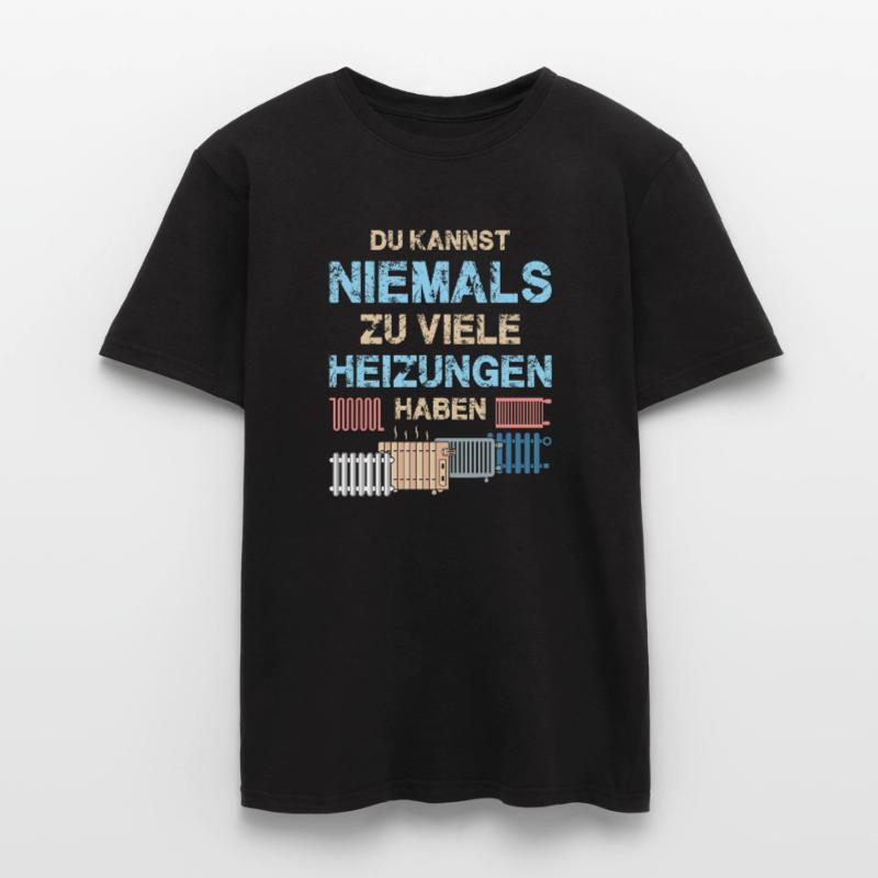 Heating Engineer Heating Construction Plumber Plumber Men's T-Shirt