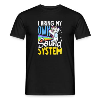 Public Fart Funny Inappropriate - Men's T-Shirt - black - Front - AI Model Male 178 light (178cm)