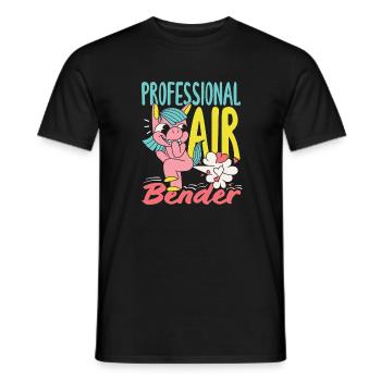 Public Fart Funny Inappropriate - Men's T-Shirt - black - Front - AI Model Male 178 light (178cm)