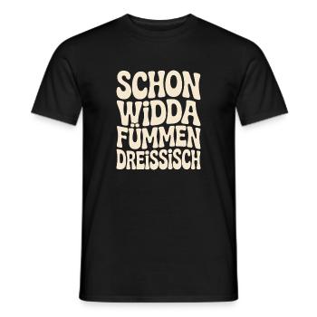Widda Fümmen Dreissisch fête déjà ses 50 ans - T-shirt homme - noir - Devant - AI Model Male 178 light (178cm)