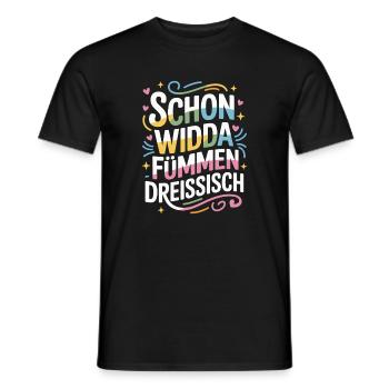 Widda Fümmen Dreissisch fête déjà ses 50 ans - T-shirt homme - noir - Devant - AI Model Male 178 light (178cm)