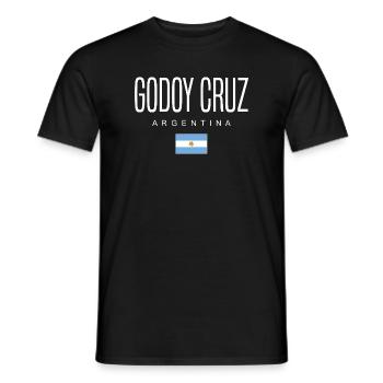 Godoy Cruz Argentina Argentinian - Men's T-Shirt - black - Front - AI Model Male 178 light (178cm)