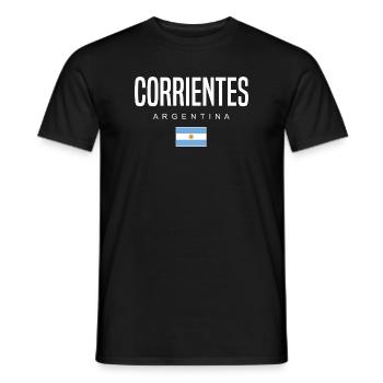 Corrientes Argentina Argentinian - Men's T-Shirt - black - Front - AI Model Male 178 light (178cm)