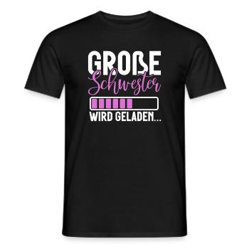 Grande Soeur Annonce Annonce Arc-en-ciel - T-shirt homme - noir - Devant - AI Model Male 178 light (178cm)