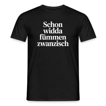 Widda Fümmen Zwanzisch fête déjà ses 50 ans - T-shirt homme - noir - Devant - AI Model Male 178 light (178cm)