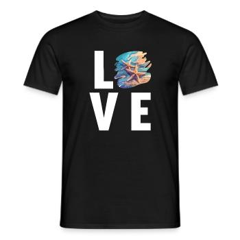 Étoile de mer Étoile de mer - T-shirt homme - noir - Devant - AI Model Male 178 light (178cm)