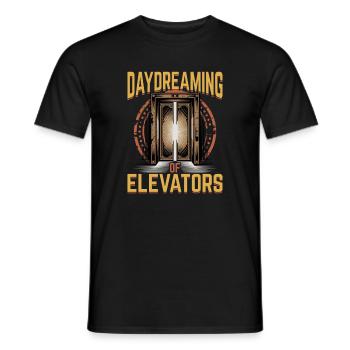 Elevator toddler & kids - Men's T-Shirt - black - Front - AI Model Male 178 light (178cm)