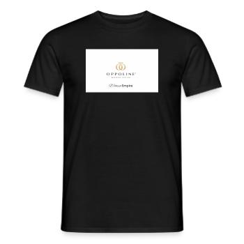 Elegantes Kronenmotiv für Damen - Männer T-Shirt - Schwarz - Vorne - AI Model Male 178 light (178cm)
