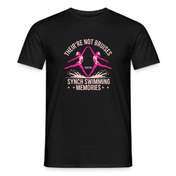 Synchronschwimmen Kunstschwimmen Wassersport - Männer T-Shirt - Schwarz - Vorne - AI Model Male 178 light (178cm)