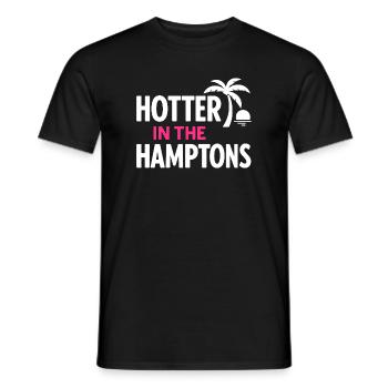 Hotter in the Hamptons Summer Design - Männer T-Shirt - Schwarz - Vorne - AI Model Male 178 light (178cm)