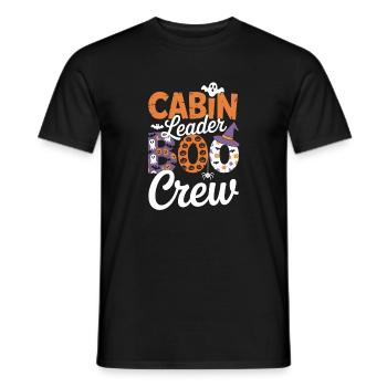 Chef de cabine Boo Crew Camper Randonneur Halloween - T-shirt homme - noir - Devant - AI Model Male 178 light (178cm)
