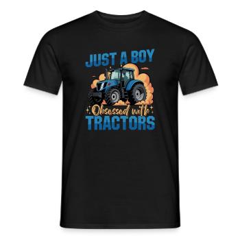 Tractor Kids Farm Lifestyle - Männer T-Shirt - Schwarz - Vorne - AI Model Male 178 light (178cm)