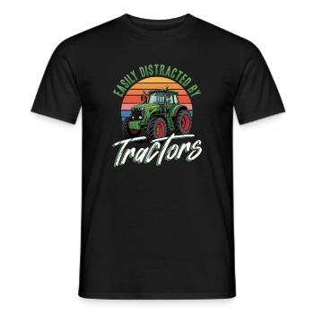 Tractor Kids Farm Lifestyle - Männer T-Shirt - Schwarz - Vorne - AI Model Male 178 light (178cm)