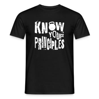 Bold Kinship Quote Design - Men's T-Shirt - black - Front - AI Model Male 178 light (178cm)