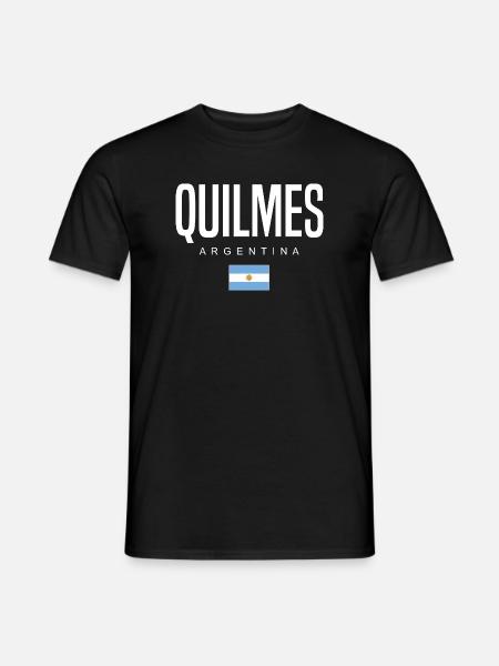 Quilmes Argentinien Argentinier - Männer T-Shirt - Schwarz