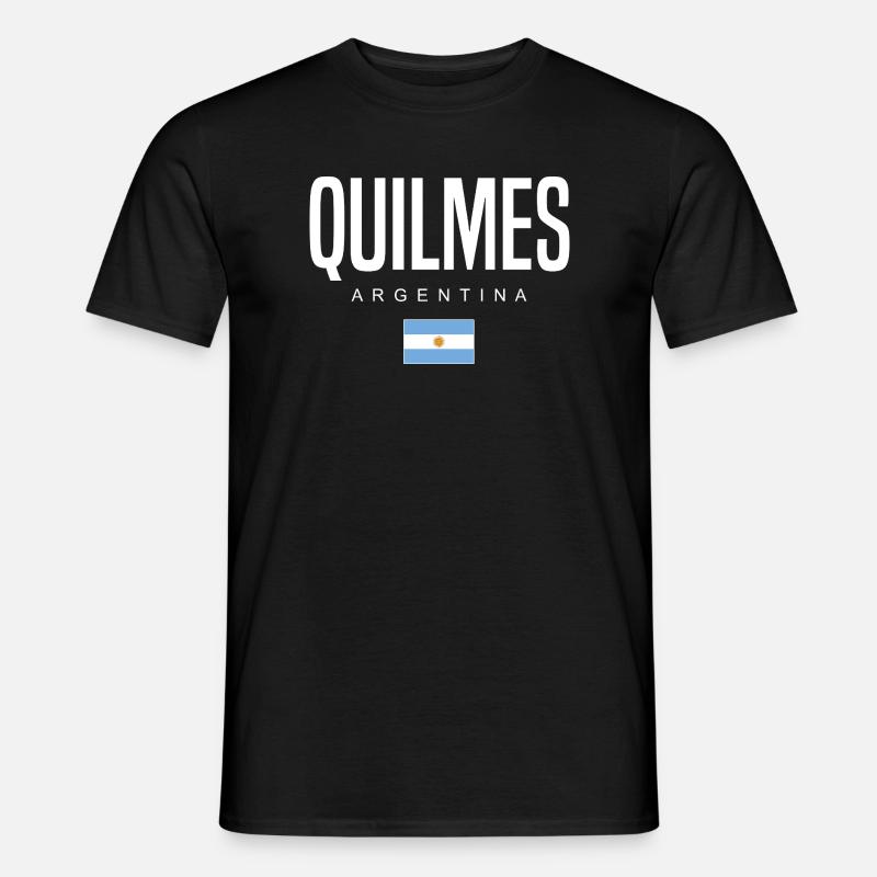 Quilmes Argentinien Argentinier - Männer T-Shirt - Schwarz