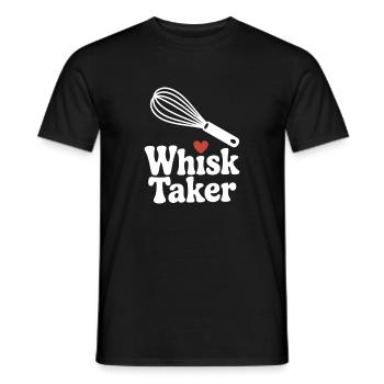 Whisk Taker - Men's T-Shirt - black - Front - AI Model Male 178 light (178cm)