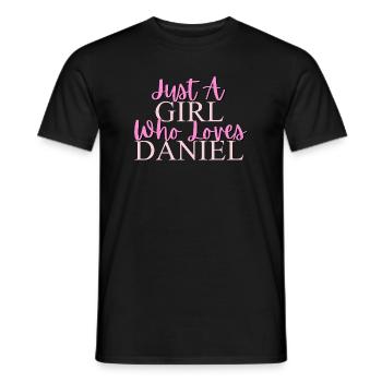Inspirational Girly Quote Design - Men's T-Shirt - black - Front - AI Model Male 178 light (178cm)