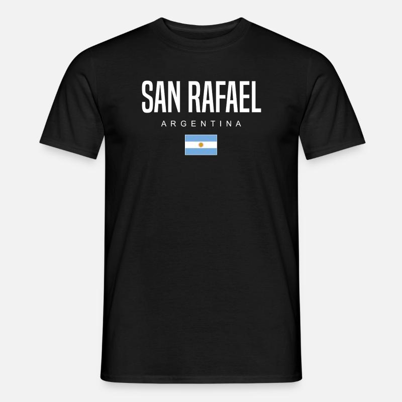 San Rafael Argentinien Argentinier - Männer T-Shirt - Schwarz