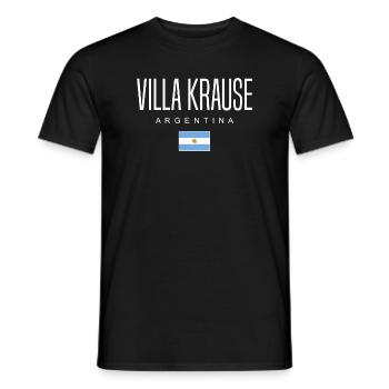 Villa Krause Argentinien Argentinier - Männer T-Shirt - Schwarz - Vorne - AI Model Male 178 light (178cm)