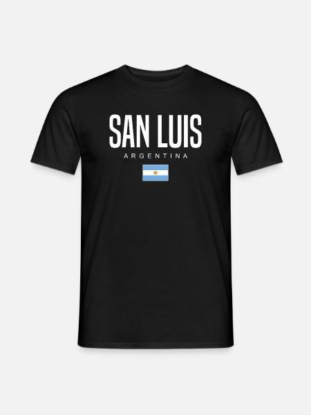 San Luis Argentina Argentinian - Men's T-Shirt - black