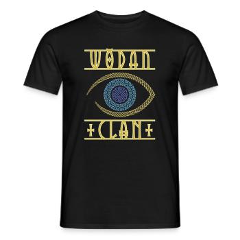 Odin Viking Eye - Men's T-Shirt - black - Front - AI Model Male 178 light (178cm)
