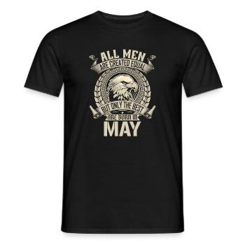 Conception de l'hymne de mai de Eagle Loyalty - T-shirt homme - noir - Devant - AI Model Male 178 light (178cm)
